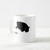 Toupee cup. koffiemok (Voorkant links)