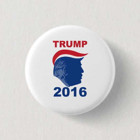 Toupee Party - Trump 2016 Ronde Button 3,2 Cm (Voorkant)