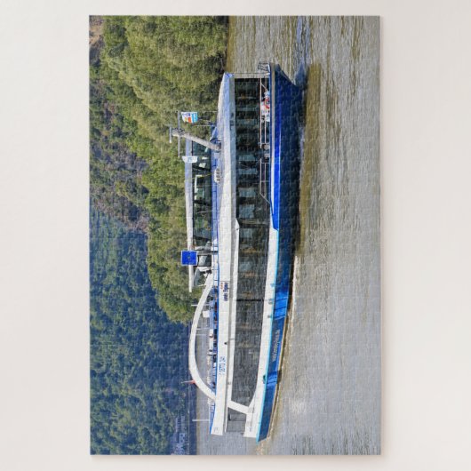 Tour boot, Rhine River, Duitsland Legpuzzel (Verticaal)