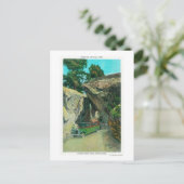 Tour Bus under the Arch Rock on El Portal Road Briefkaart (Staand voorkant)