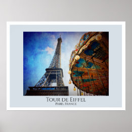Tour de Eiffel Parijs Poster