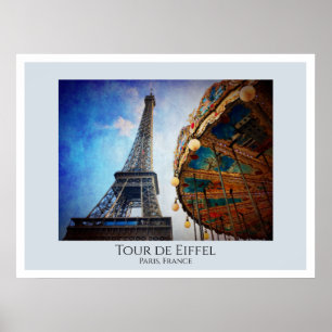 Tour de Eiffel Parijs Poster