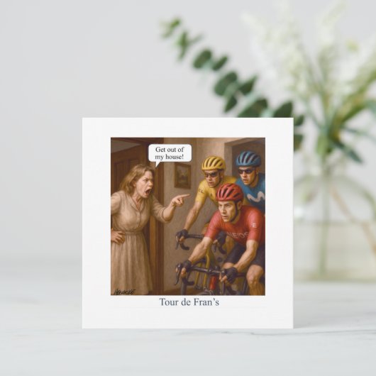 Tour de Fran’s Kaart (Staand voorkant)