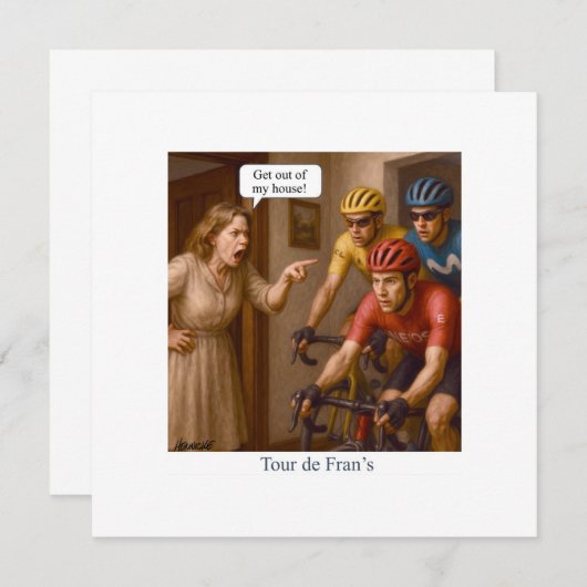 Tour de Fran’s Save The Date (Voorkant / Achterkant)