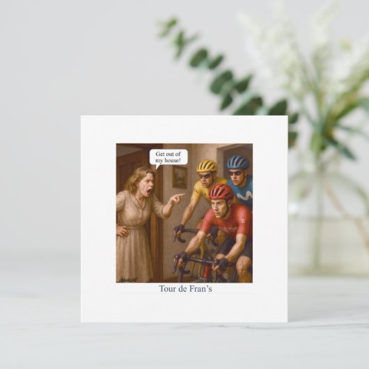 Tour de Fran’s Save The Date (Staand voorkant)