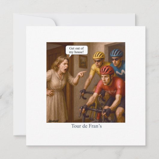 Tour de Fran’s Save The Date (Voorkant)