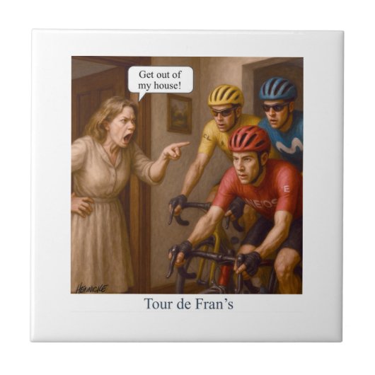 Tour de Fran’s Tegeltje (Voorkant)