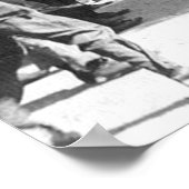 Tour de France 1903 Eerste etappe finish in Bordea Poster (Hoek)