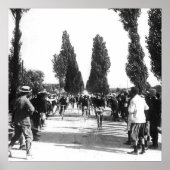 Tour de France 1903 Eerste etappe finish in Bordea Poster (Voorkant)