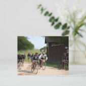 Tour de France 1903 eerste race kleur Redux Briefkaart (Staand voorkant)