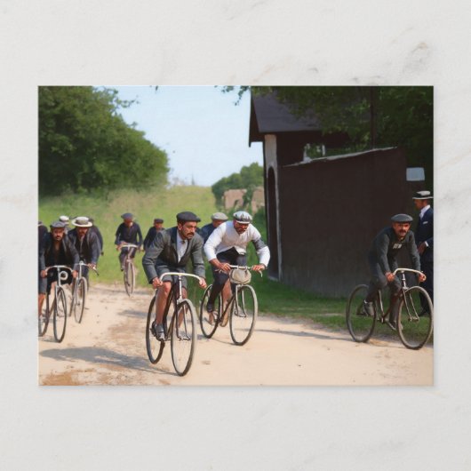 Tour de France 1903 eerste race kleur Redux Briefkaart (Voorkant)