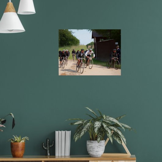 Tour de France 1903 eerste race kleur Redux Poster (Woonkamer 1)