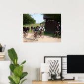 Tour de France 1903 eerste race kleur Redux Poster (Thuiskantoor)