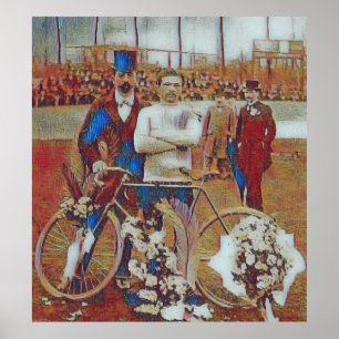 Tour De France 1903 Winnaar Maurice Garin Digitaal Poster