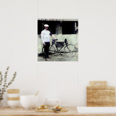 Tour De France 1903 Winner Maurice Garin Colorized Poster (Keuken)