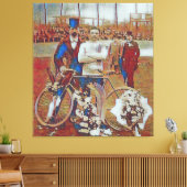 Tour de France 1903 Winner Maurice Garin Digital Canvas Afdruk (Insitu (Woonkamer))