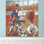 Tour de France 1903 Winner Maurice Garin Digital Canvas Afdruk (Insitu (Houten vloer))