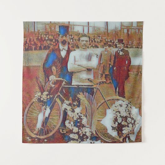 Tour de France 1903 Winner Maurice Garin Digital Wandkleed (Voorkant)