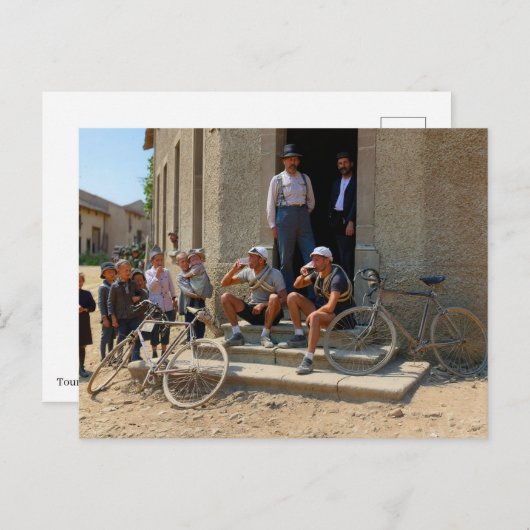 Tour de France 1921 na de etappe Beer Time Colo Briefkaart (Voorkant / Achterkant)