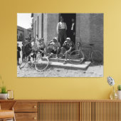 Tour de France 1921 Na De Etappe Bier Tijd Colo Canvas Afdruk (Insitu (Woonkamer))