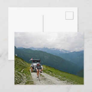 Tour de France 1925 Onbekende Renner Col d'Aubisqu Briefkaart