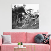 Tour de France 1928 etappe 10 Raymond Decorte Canvas Afdruk (Insitu (Woonkamer))