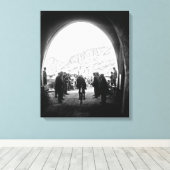 Tour de France 1928 Etappe 14 Galibier Canvas Afdruk (Insitu (Houten vloer))