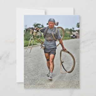 Tour de France 1928 Etappe 7 Italiaan Giusto Cerut Briefkaart