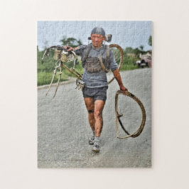 Tour de France 1928 Etappe 7 Italiaan Giusto Cerut Legpuzzel