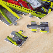 Tour de France Bicycle Race Jigzaag Puzzle Legpuzzel (Zijkant)
