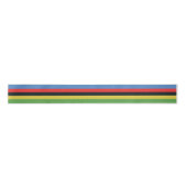 Tour de France Cycling Champion Rainbow Jersey Satijnen Lint (Voorkant)