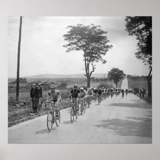 Tour de France Fase 1 Francois Faillu leidt voor Poster (Voorkant)