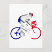 Tour de france-fietser briefkaart (Voorkant)