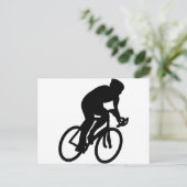tour de france fietser briefkaart (Staand voorkant)