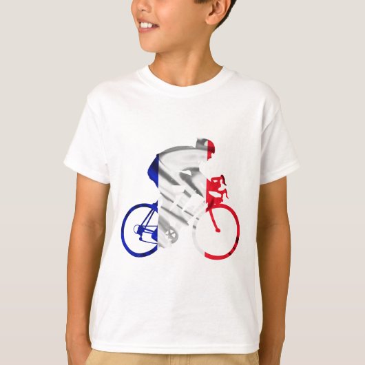 Tour de france-fietser t-shirt (Voorkant)