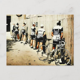  Tour de France fietsers 'Pee Stop 1970s Briefkaart