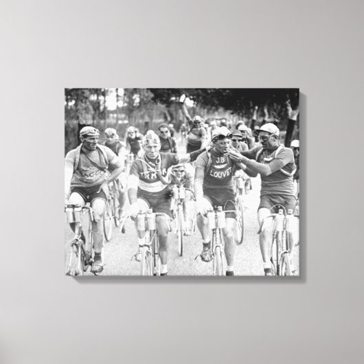 Tour De France jaren 20 Canvas Afdruk (Voorkant)
