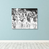 Tour De France jaren 20 Canvas Afdruk (Insitu (Houten vloer))