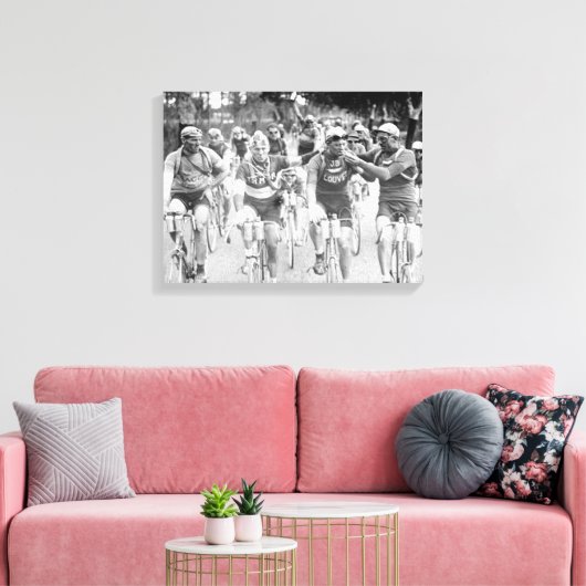 Tour De France jaren 20 Canvas Afdruk (Insitu (Woonkamer))