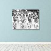 Tour De France jaren 20 Canvas Afdruk (Insitu (Houten vloer))