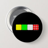 Tour de France Jerseys 2 zwarte Buttonnen Ronde Button 7,6 Cm (Voorkant /achterkant)