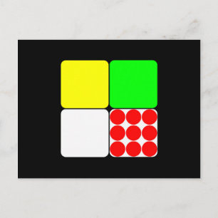 Tour de France Jerseys 3 Black Briefkaart