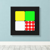 Tour de France Jerseys 3 Black Canvas Afdruk (Insitu (Houten vloer))