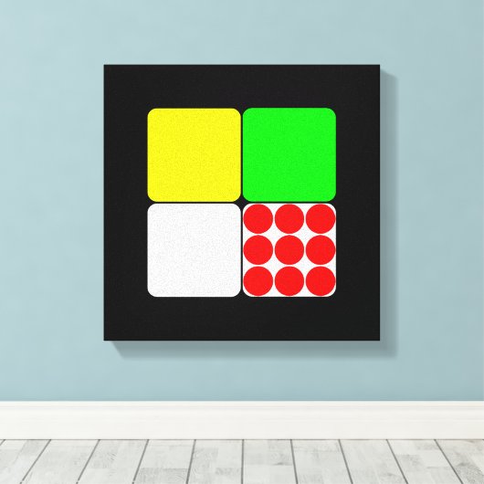 Tour de France Jerseys 3 Black Canvas Afdruk (Insitu (Houten vloer))