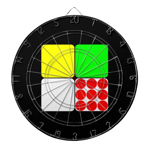 Tour de France Jerseys 3 Black Dartbord (Voorkant)