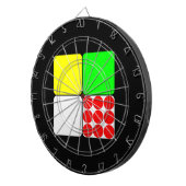 Tour de France Jerseys 3 Black Dartbord (Voorkant Rechts)