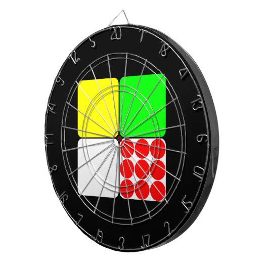 Tour de France Jerseys 3 Black Dartbord (Voorkant Rechts)