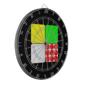 Tour de France Jerseys 3 Black Dartbord (Voorkant Links)