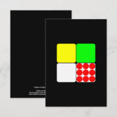 Tour de France Jerseys 3 Black Informatiekaartje (Voorkant / Achterkant)