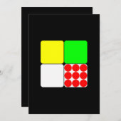 Tour de France Jerseys 3 Black Kaart (Voorkant / Achterkant)